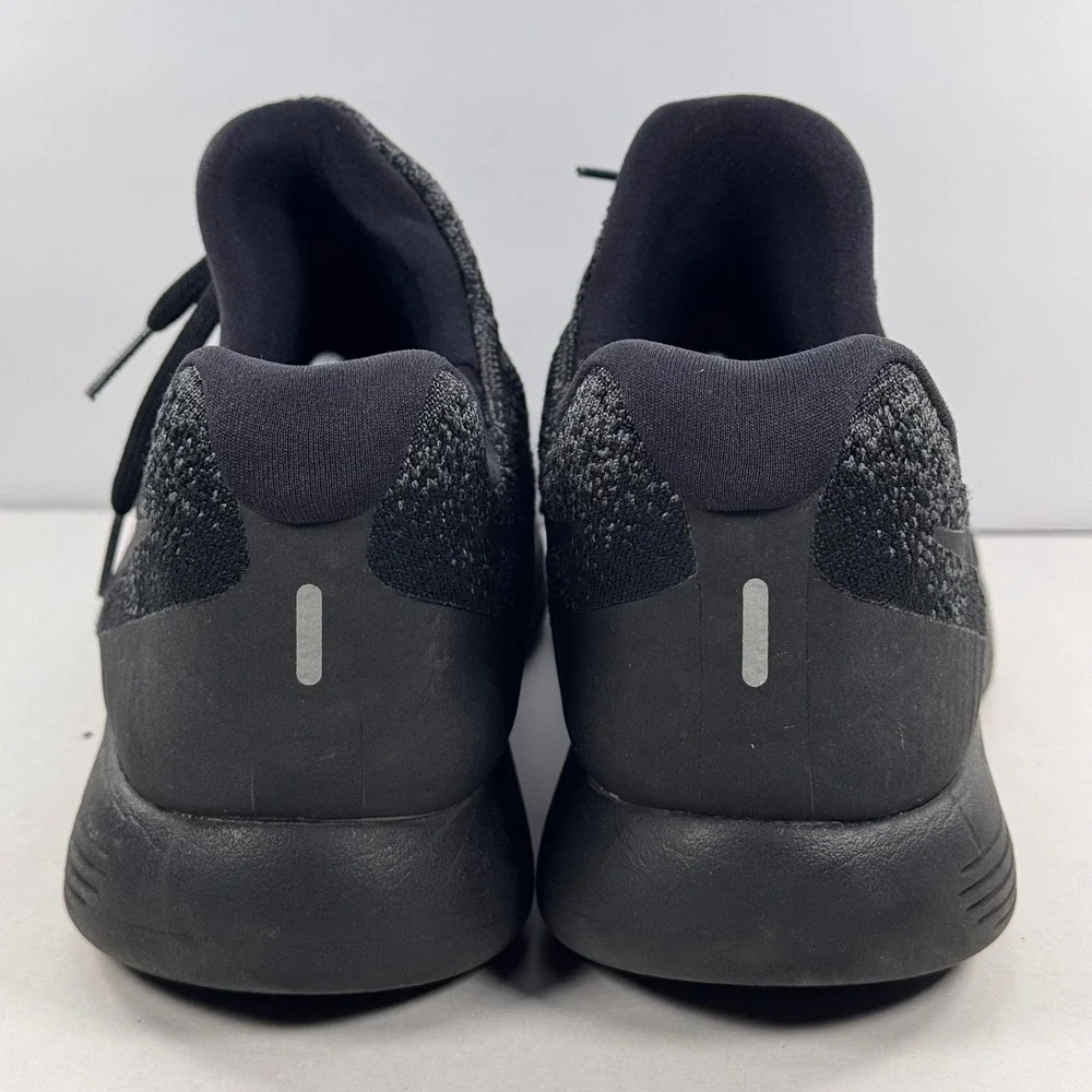 Nike LunarEpic Low Flyknit 2 Mens 12 Black Grey Running Shoes 863779-001